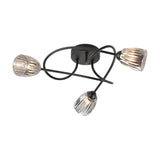 Connie 3 Light G9 Ceiling Light 48cm - Satin Black