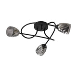 Connie 3 Light G9 Ceiling Light 48cm - Satin Black