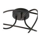 Connie 3 Light G9 Ceiling Light 48cm - Satin Black