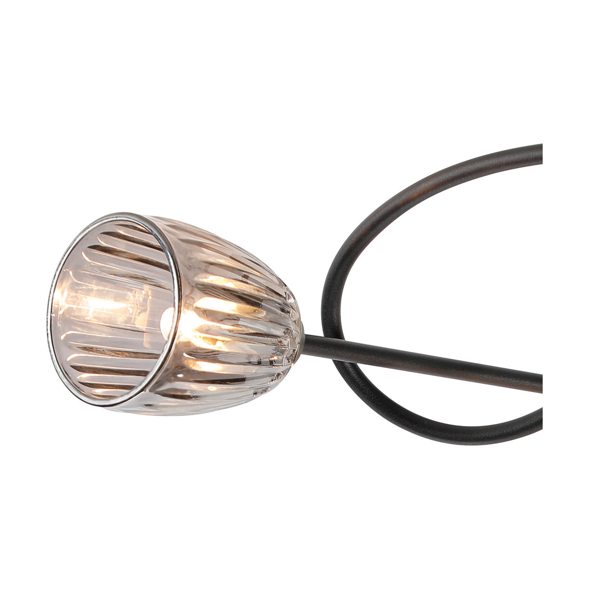 Connie 3 Light G9 Ceiling Light 48cm - Satin Black