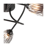 Connie 3 Light G9 Ceiling Light 48cm - Satin Black
