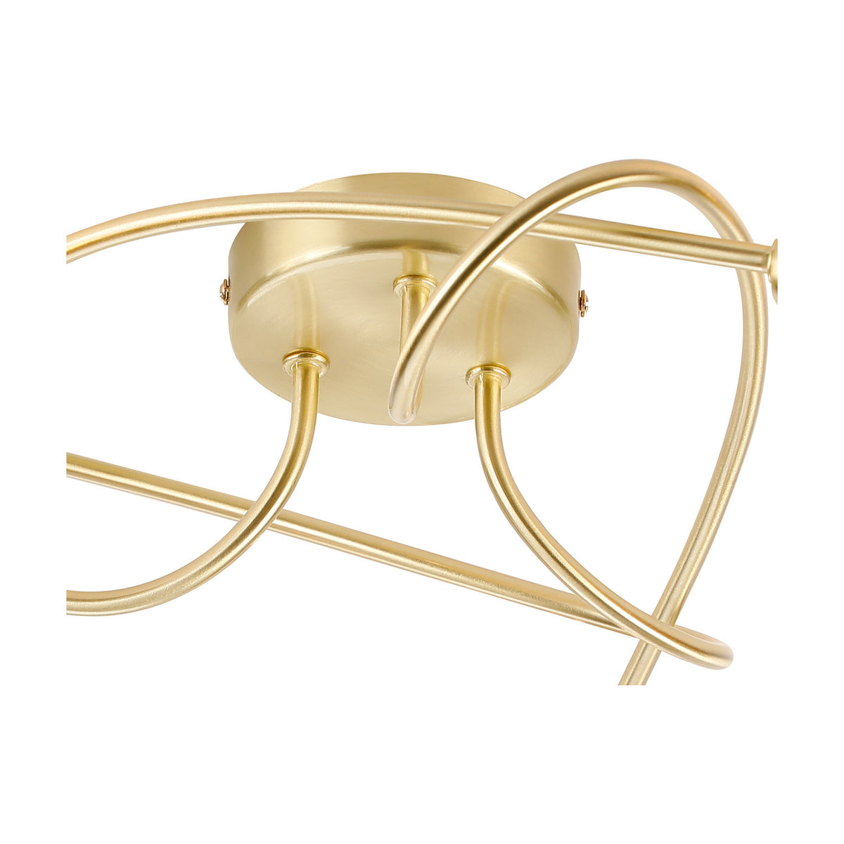 Connie 3 Light G9 Ceiling Light 48cm - Satin Brass