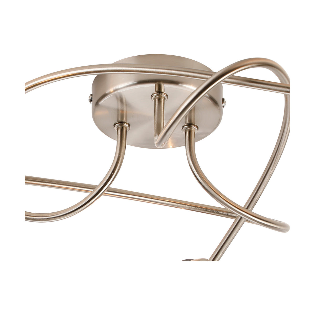 Connie 3 Light G9 Ceiling Light 48cm - Satin Nickel