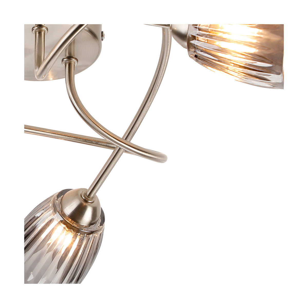 Connie 3 Light G9 Ceiling Light 48cm - Satin Nickel