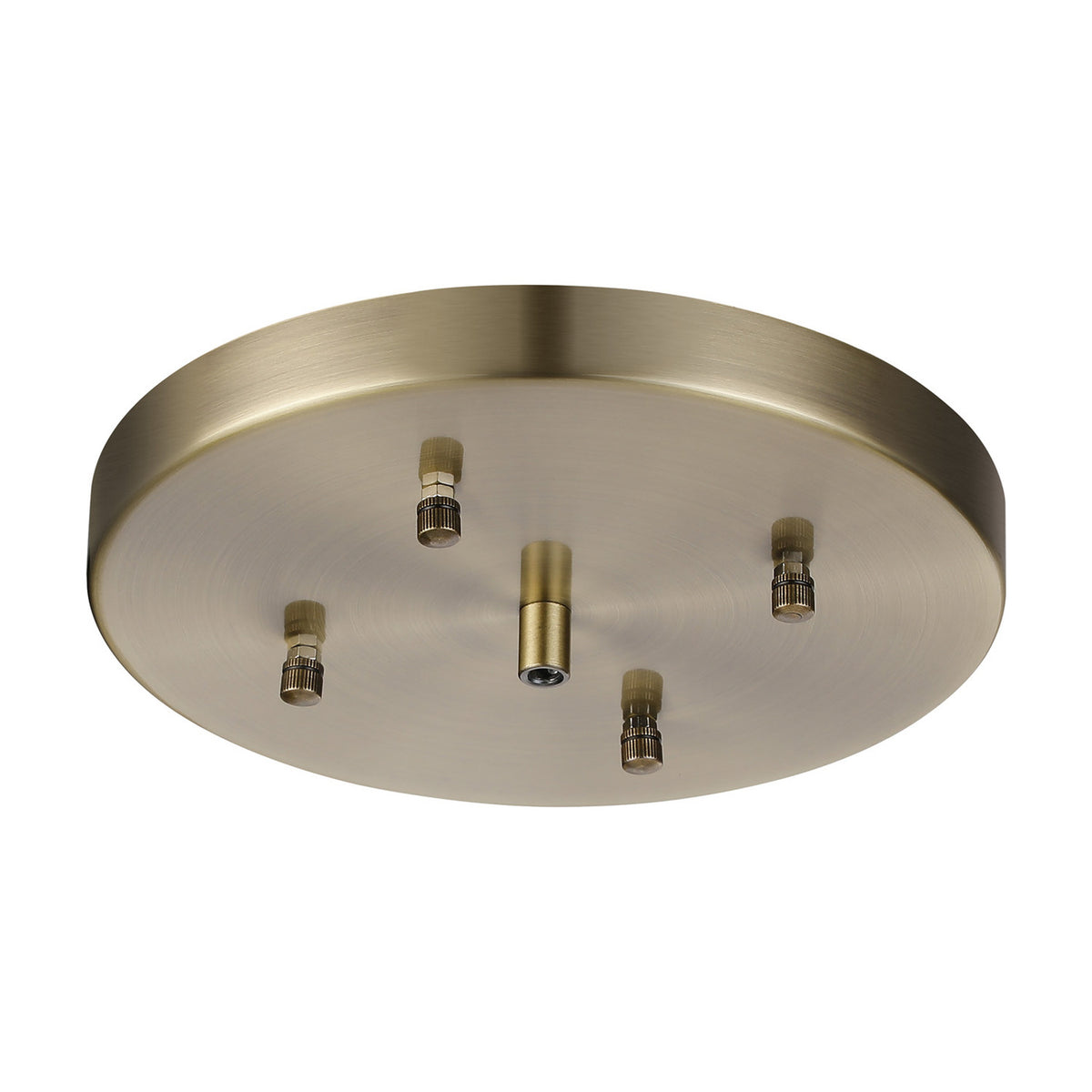 Hayes Round No-Hole Ceiling Rose 23cm - Antique Brass