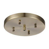 Hayes Round No-Hole Ceiling Rose 23cm - Antique Brass