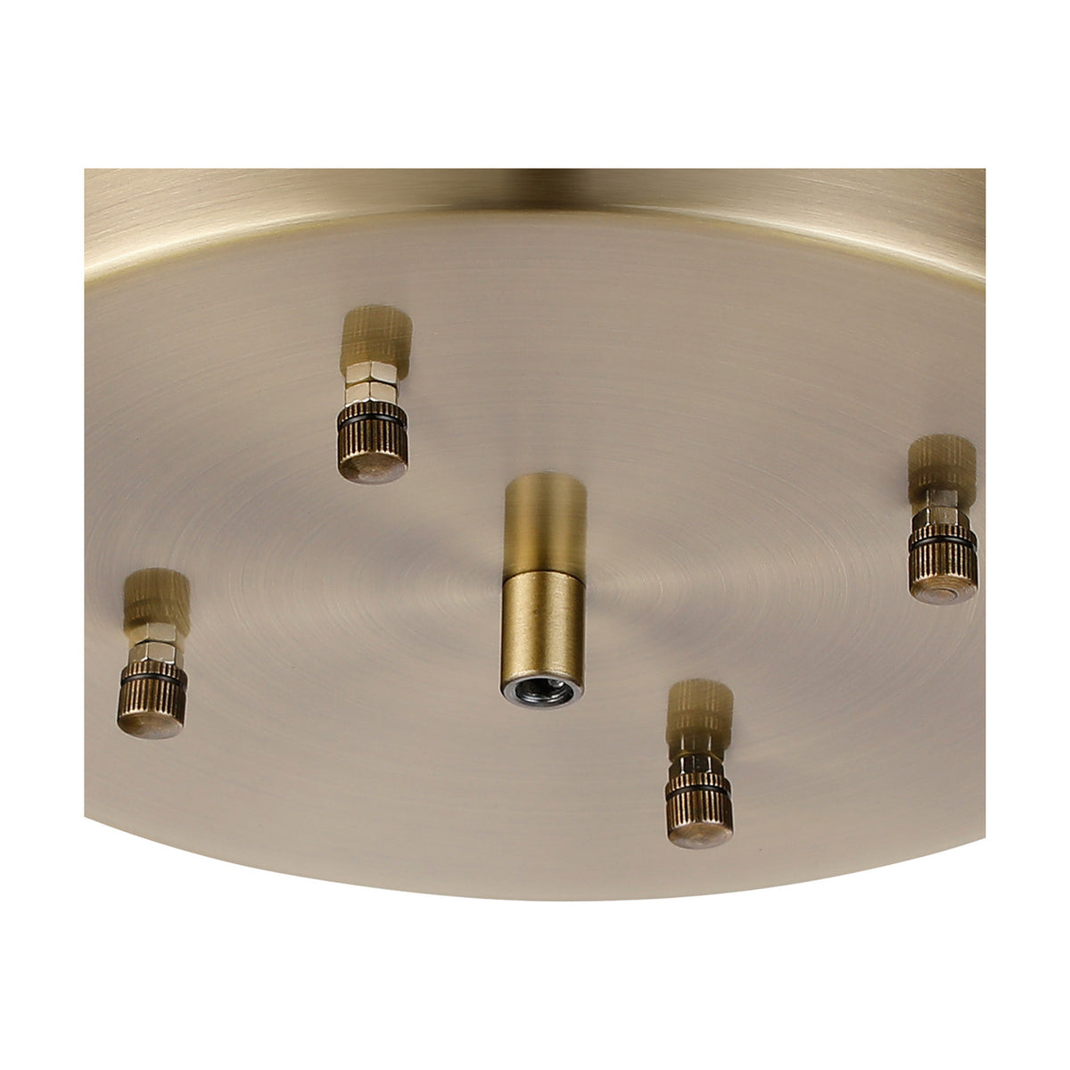 Hayes Round No-Hole Ceiling Rose 23cm - Antique Brass