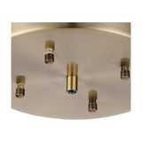 Hayes Round No-Hole Ceiling Rose 23cm - Antique Brass