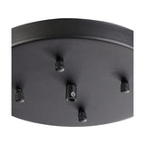 Hayes Round No-Hole Ceiling Rose 23cm - Satin Black