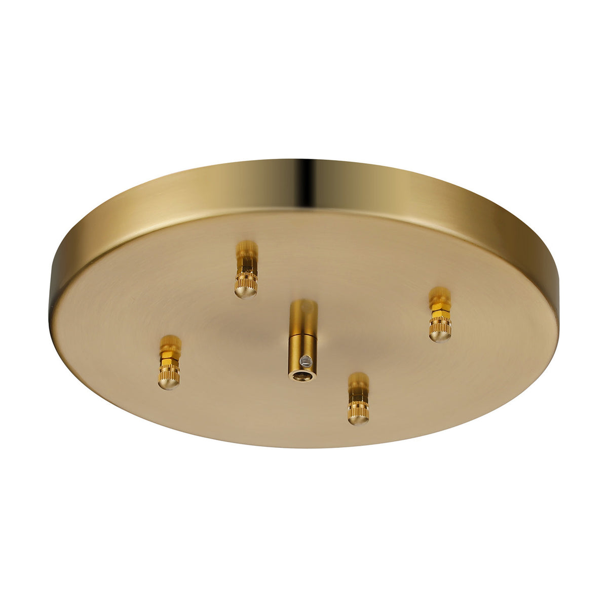 Hayes Round No-Hole Ceiling Rose 23cm - Brass