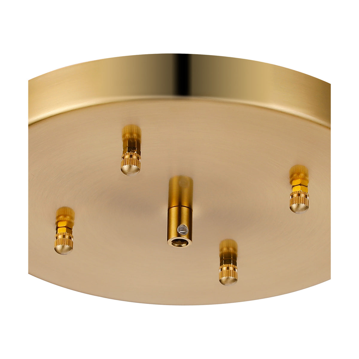 Hayes Round No-Hole Ceiling Rose 23cm - Brass