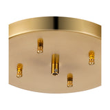 Hayes Round No-Hole Ceiling Rose 23cm - Brass