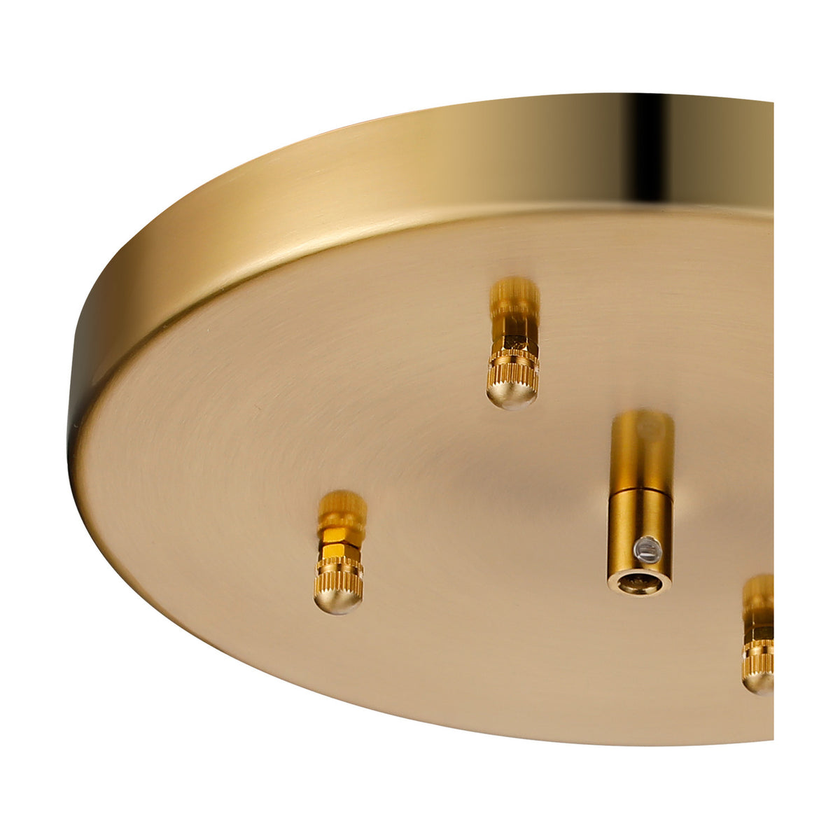 Hayes Round No-Hole Ceiling Rose 23cm - Brass
