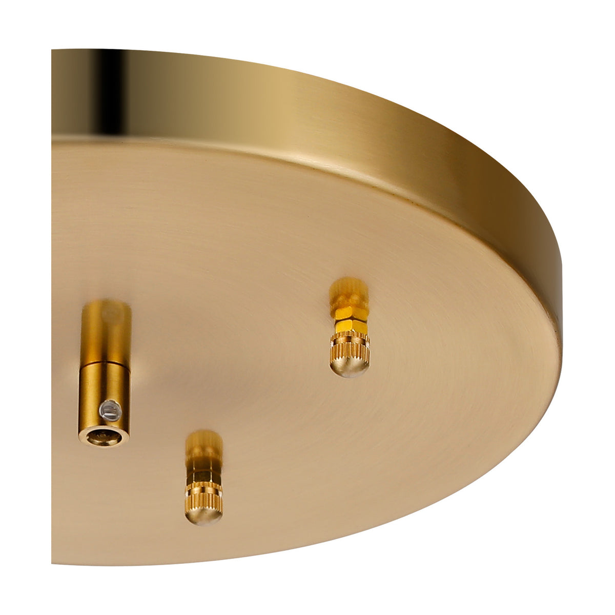 Hayes Round No-Hole Ceiling Rose 23cm - Brass