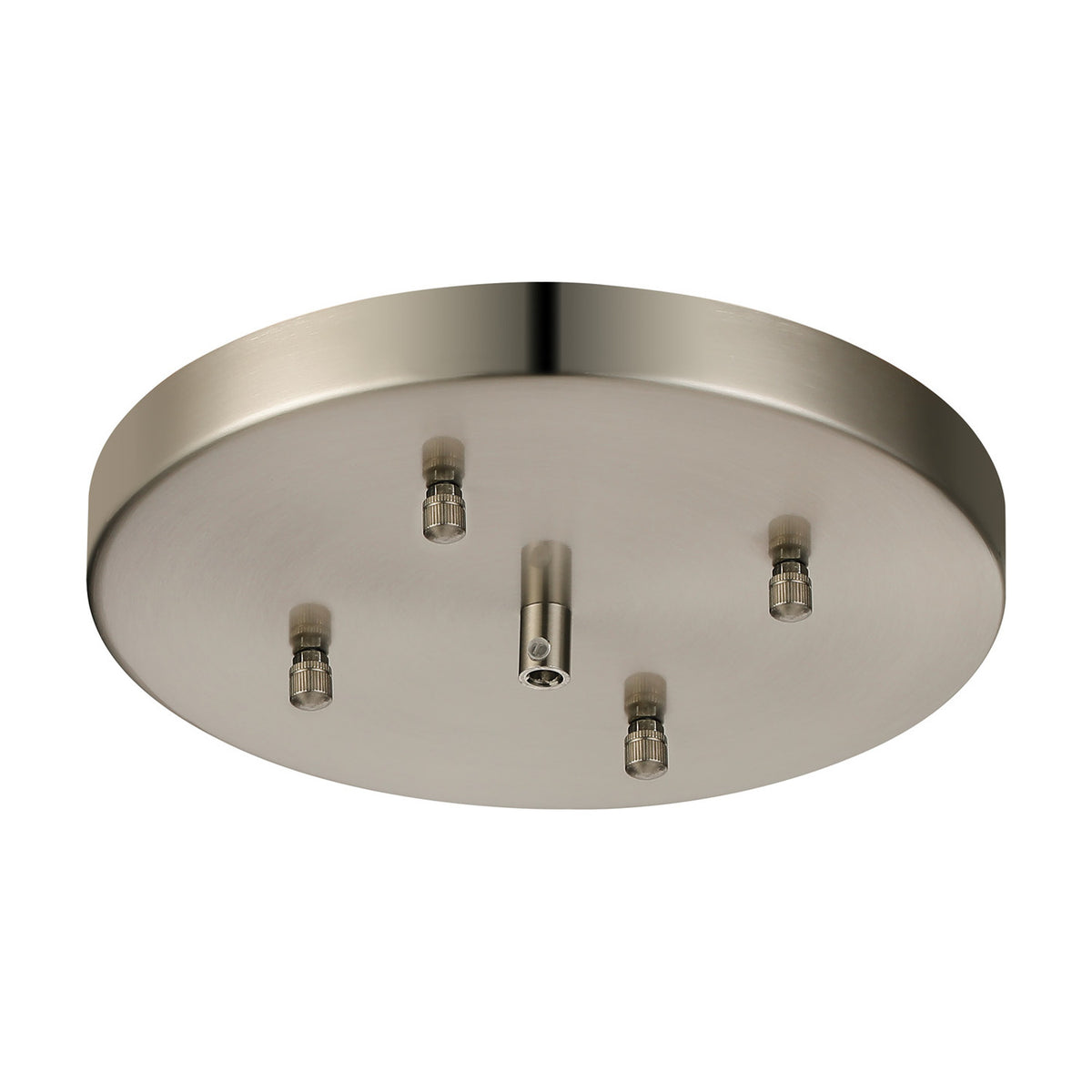 Hayes Round No-Hole Ceiling Rose 23cm - Satin Nickel