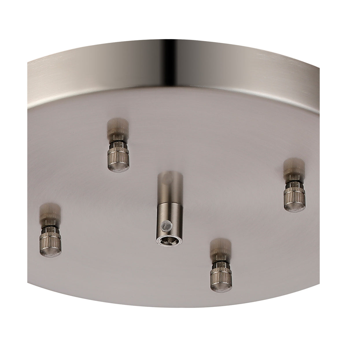 Hayes Round No-Hole Ceiling Rose 23cm - Satin Nickel