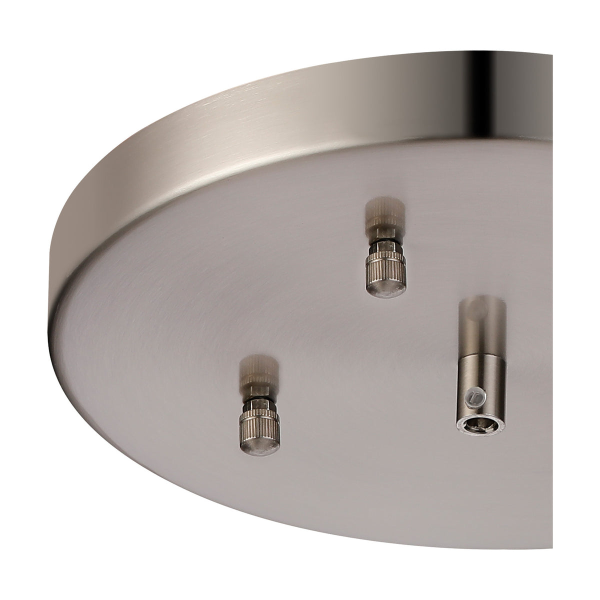 Hayes Round No-Hole Ceiling Rose 23cm - Satin Nickel