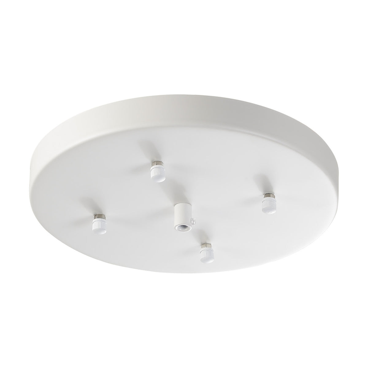 Hayes Round No-Hole Ceiling Rose 23cm - White