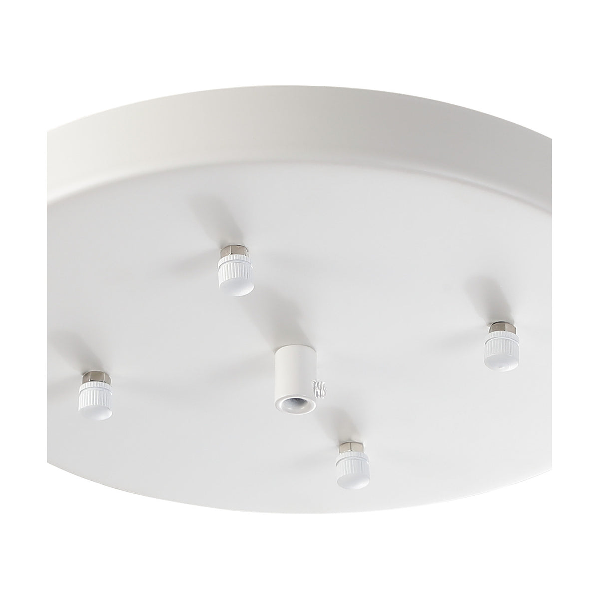 Hayes Round No-Hole Ceiling Rose 23cm - White