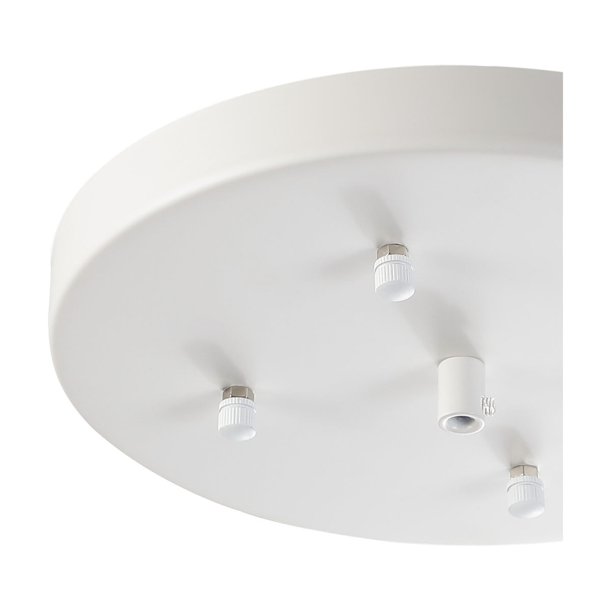 Hayes Round No-Hole Ceiling Rose 23cm - White