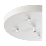 Hayes Round No-Hole Ceiling Rose 23cm - White