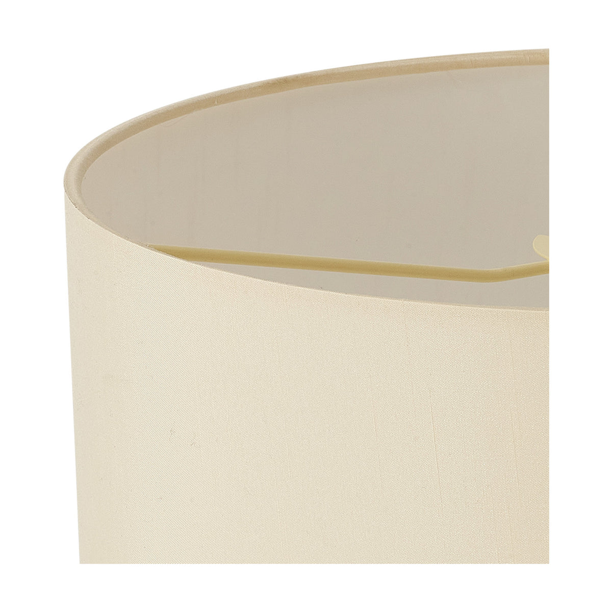 Serena Lamp Shade 35cm Terylene with Cotton - Ivory Pearl