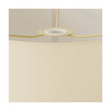 Serena Lamp Shade 35cm Terylene with Cotton - Ivory Pearl