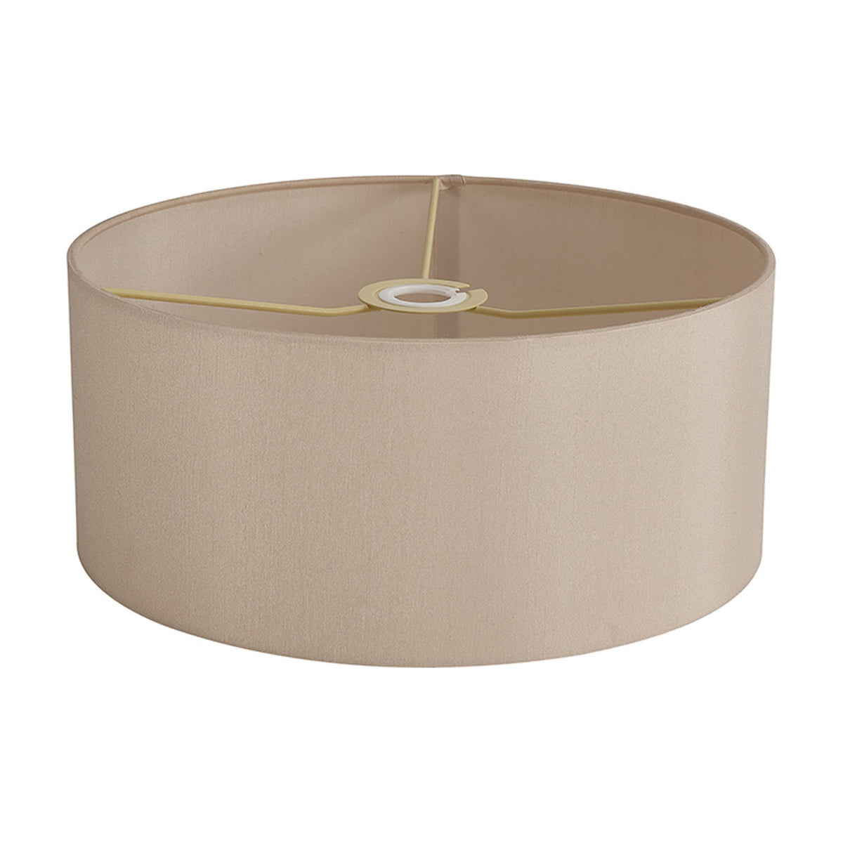 Serena Lamp Shade 35cm Terylene with Cotton - Nude Beige