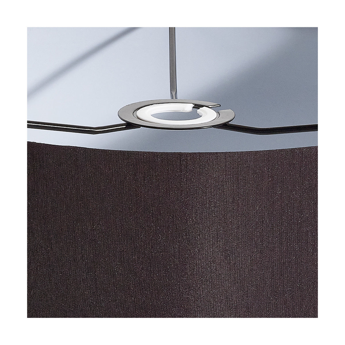 Serena Lamp Shade 35cm Terylene with Cotton - Black