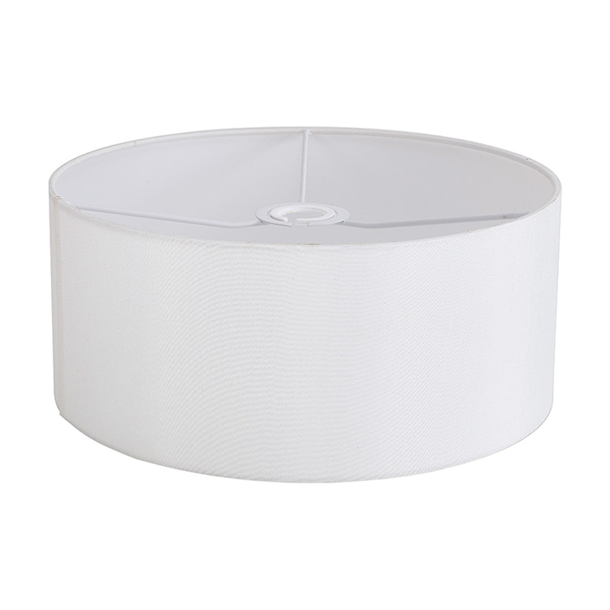 Serena Lamp Shade 35cm Terylene with Cotton - White