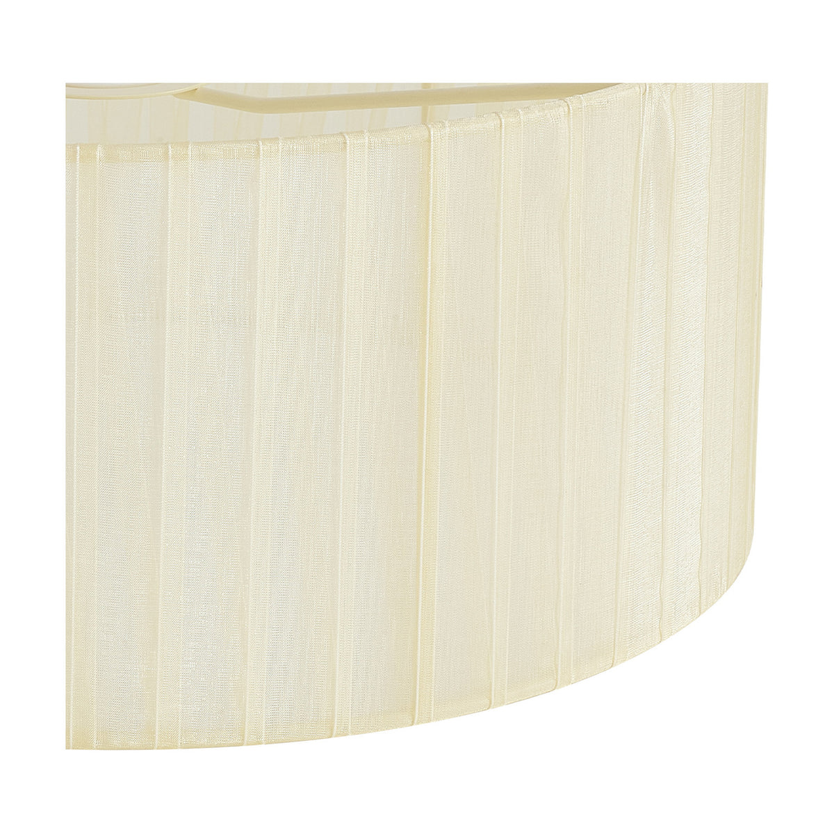 Serena Lamp Shade 35cm Organza Fabric - Cream