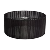 Serena Lamp Shade 35cm Organza Fabric - Black
