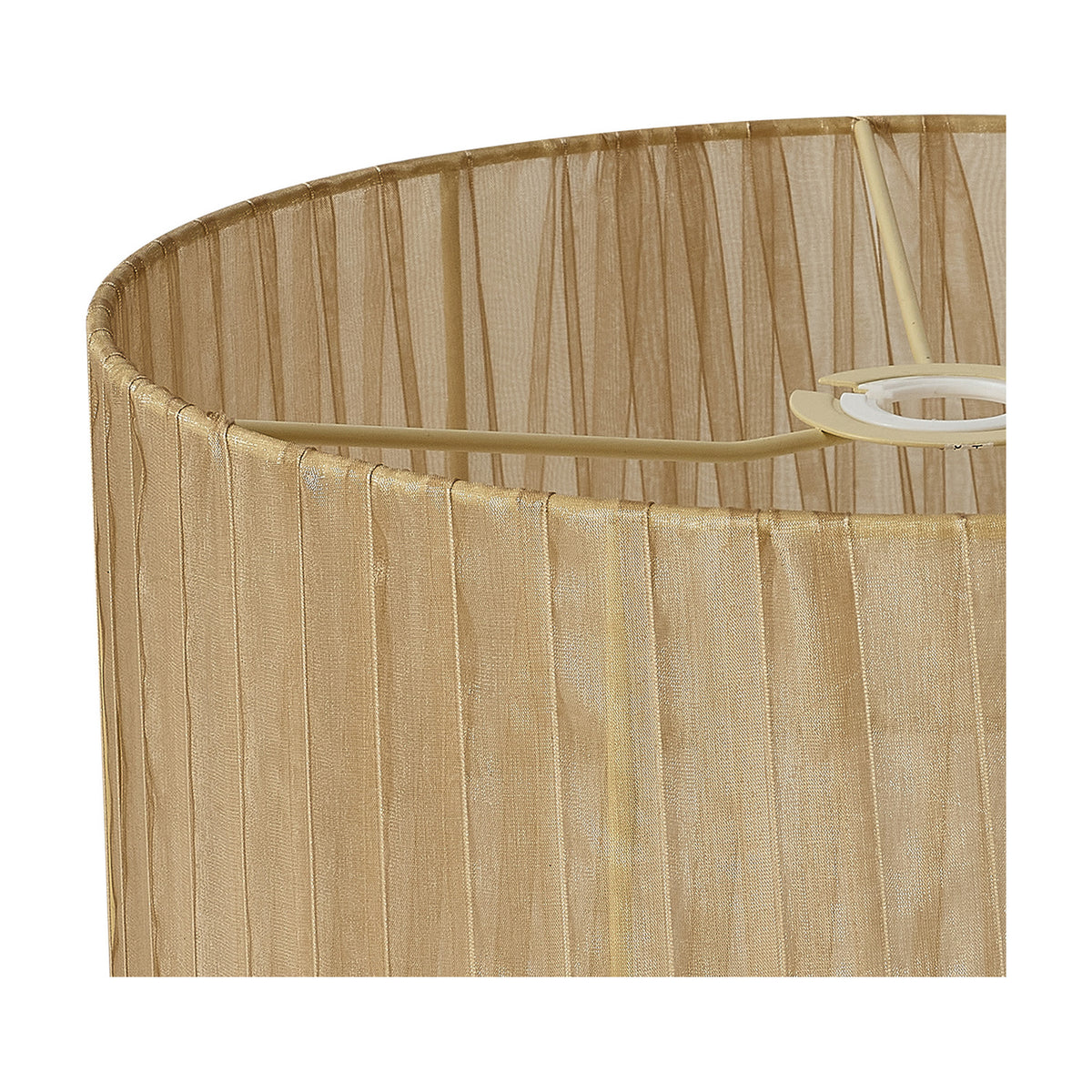 Serena Lamp Shade 35cm Organza Fabric - Soft Bronze