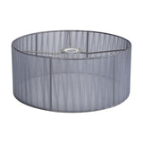 Serena Lamp Shade 35cm Organza Fabric - Grey