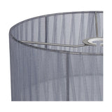 Serena Lamp Shade 35cm Organza Fabric - Grey