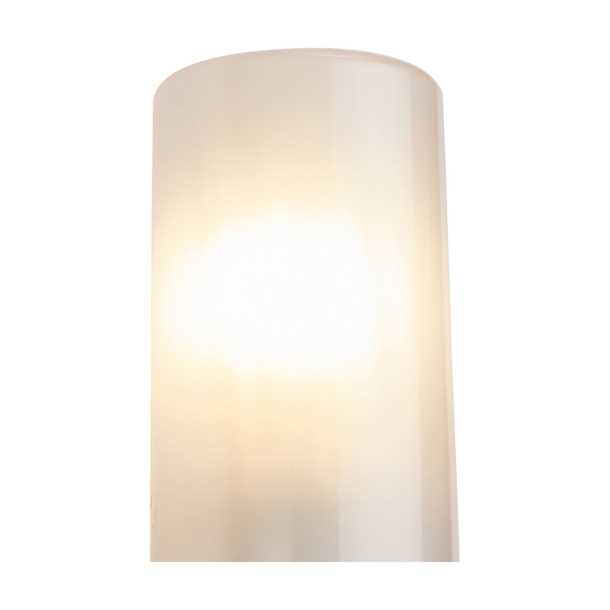 Milo IP54 Outdoor Wall Light 21.8cm High Opal - Dark Grey
