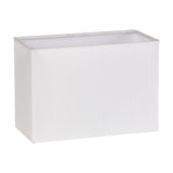 Serena Rectangular Lamp Shade 20cm Long - White