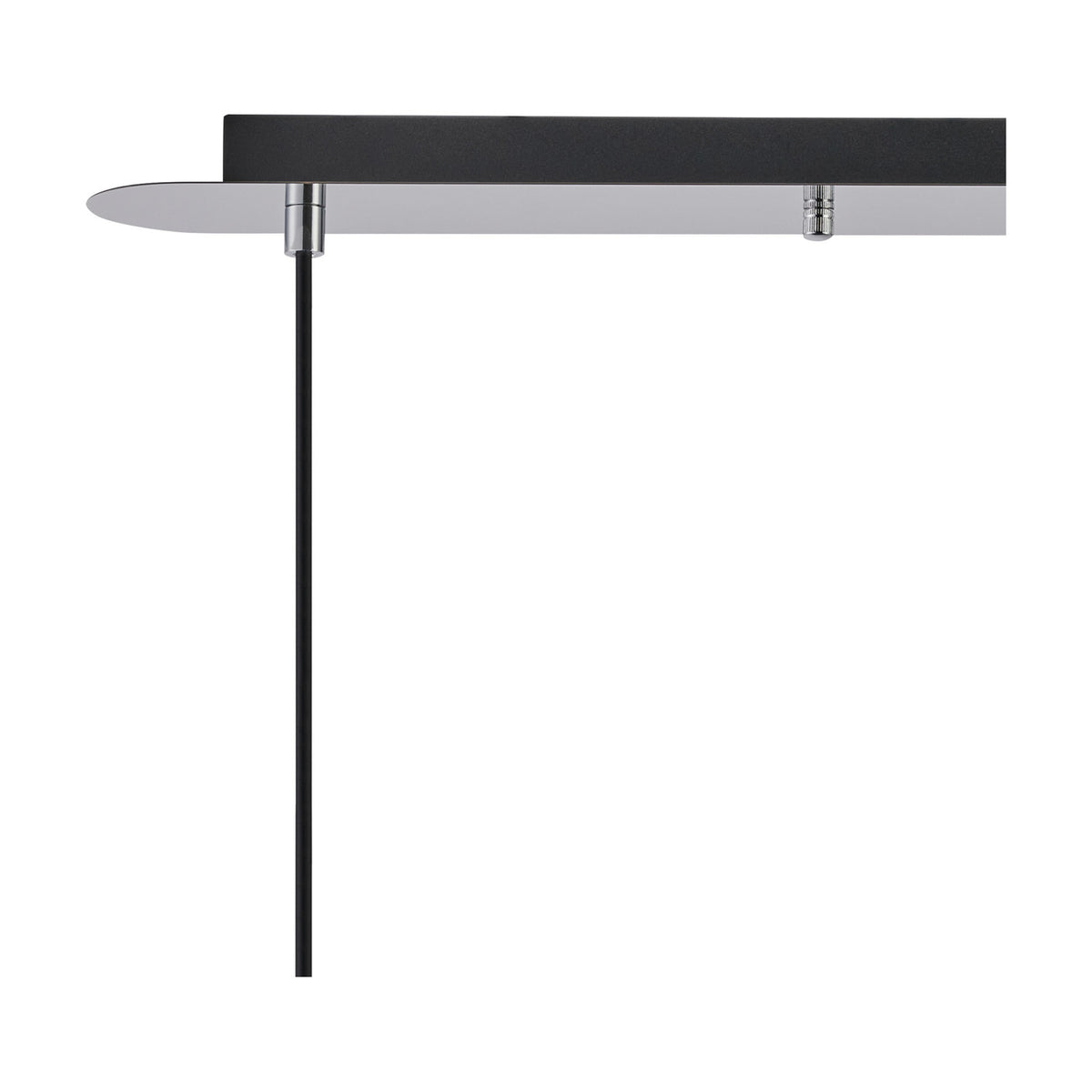 Carrie 3 Light Linear Pendant Light 85cm Drop - Polished Chrome