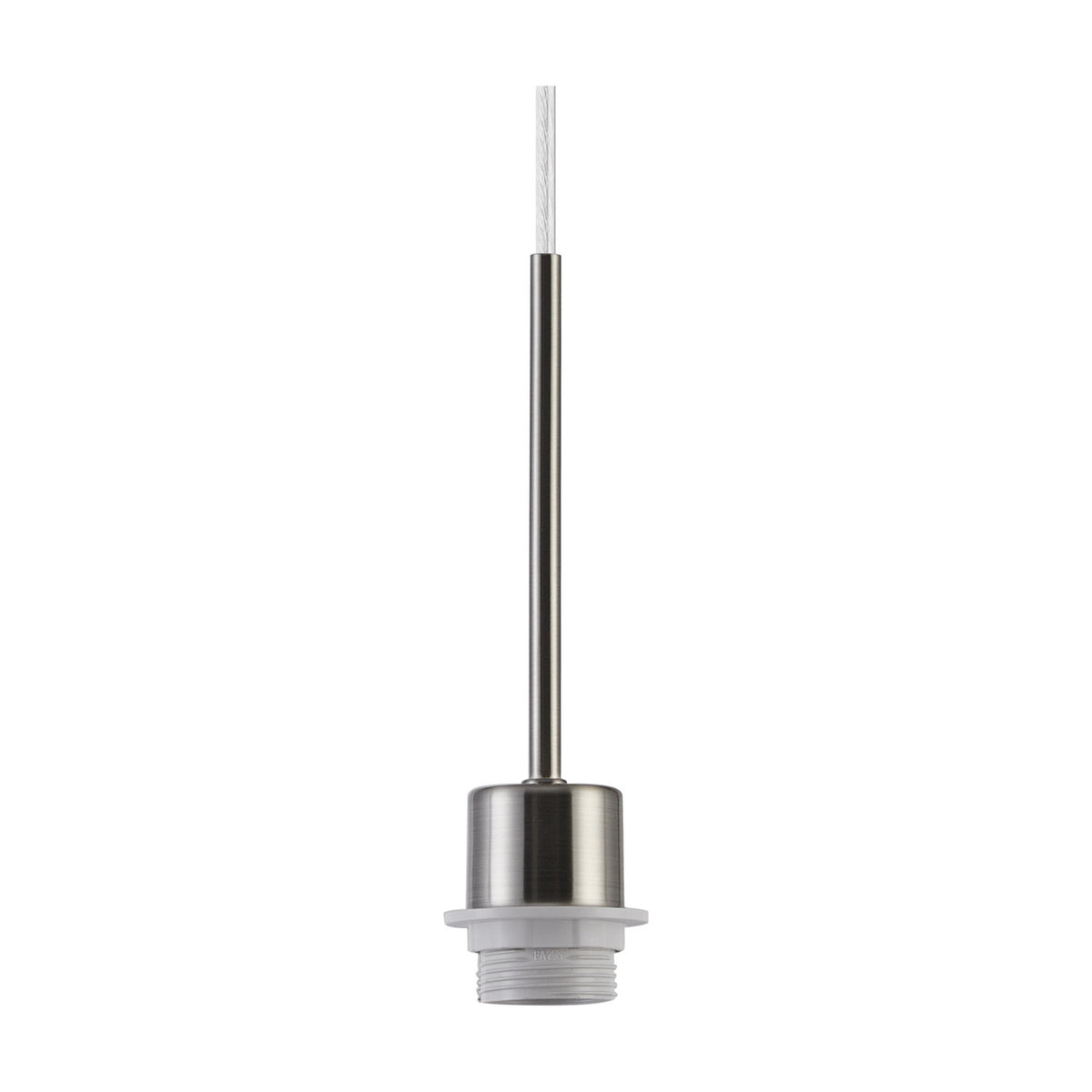 Carrie 3 Light E27 Linear Pendant Light 85cm Drop - Satin Nickel