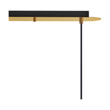 Carrie 4 Light E27 Linear Pendant Light 1.2m Drop - Antique Gold