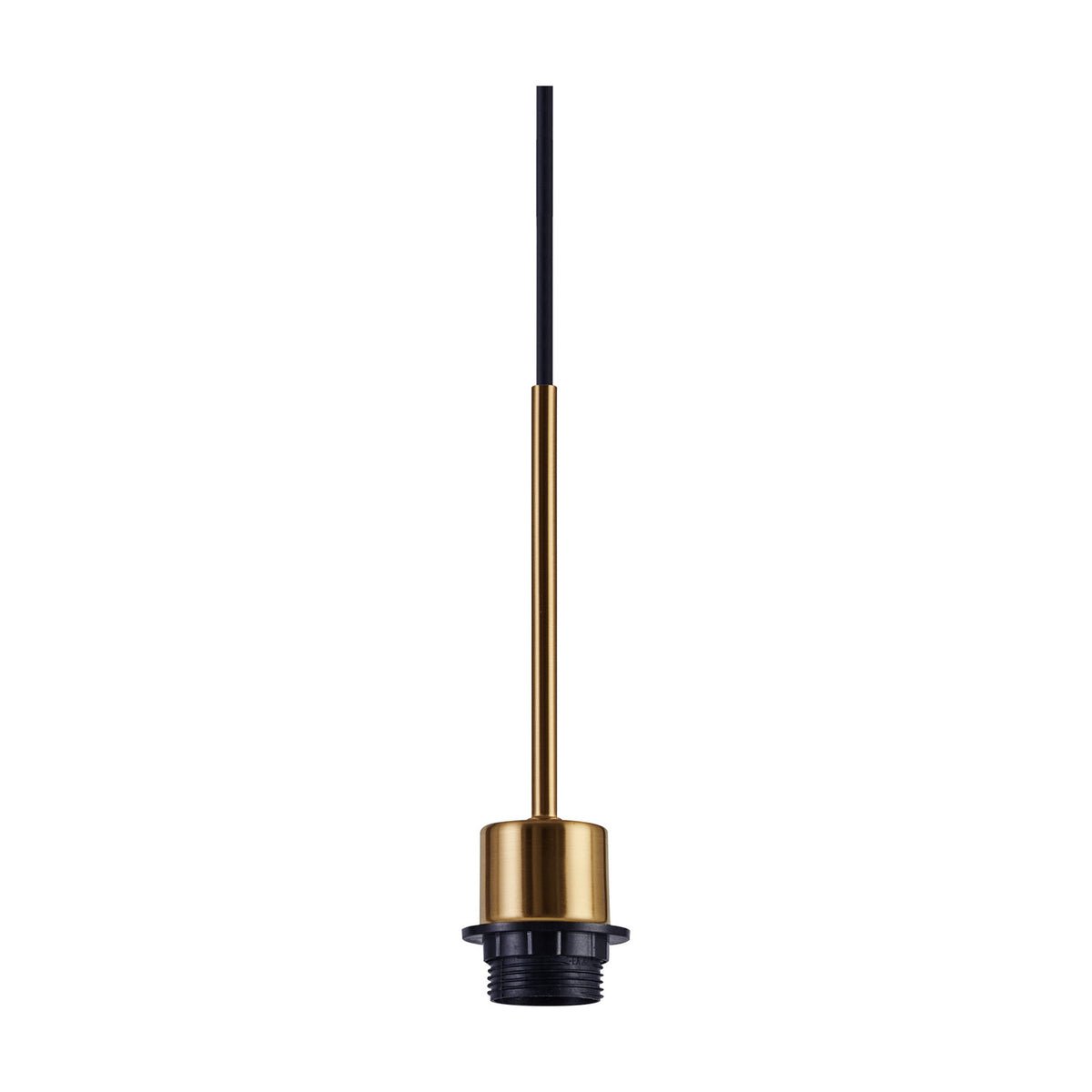 Carrie 4 Light E27 Linear Pendant Light 1.2m Drop - Antique Gold