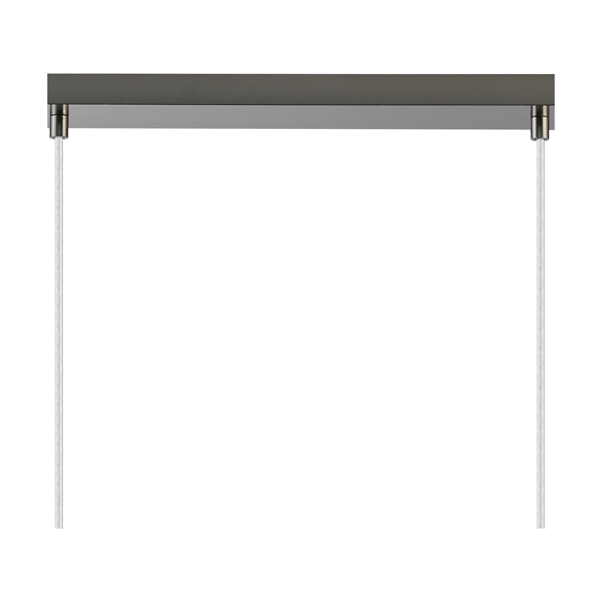 Carrie 4 Light E27 Linear Pendant Light 1.2m Drop - Satin Nickel