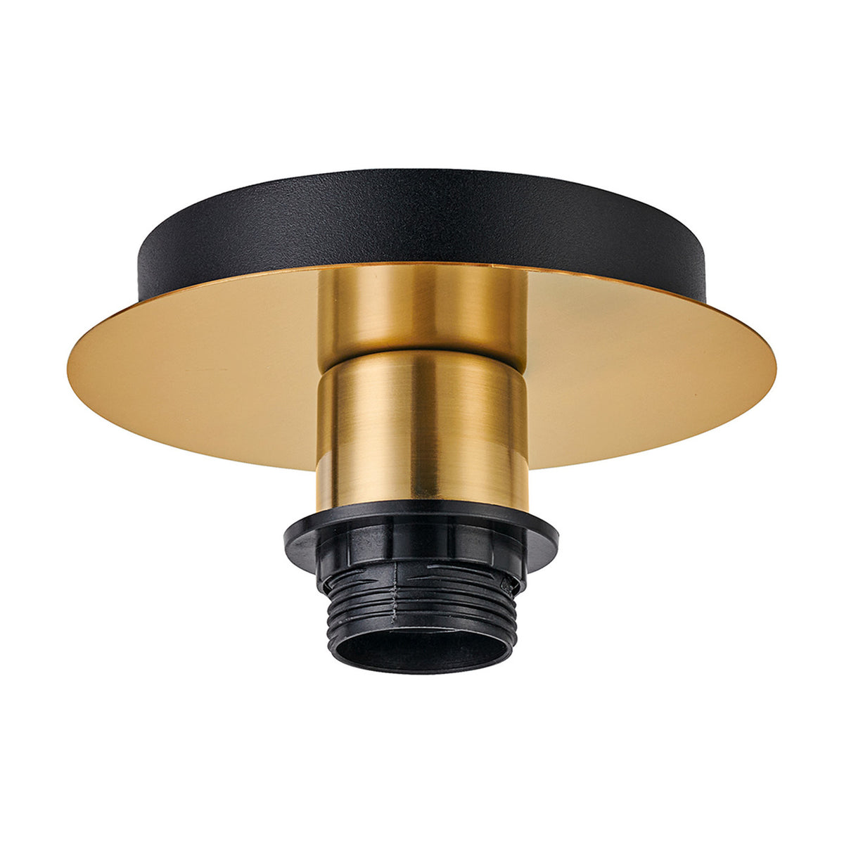Carrie E27 Flush Ceiling Light 15cm - Antique Gold