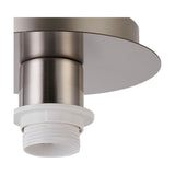 Carrie E27 Flush Ceiling Light 15cm - Satin Nickel