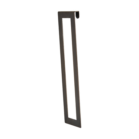 Sigma Lamp Shade frame in bronze, a slim rectangular steel upright with a curved top hook, shown against a plain white background.