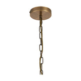 Cosette 4 Light E14 Semi Flush Ceiling Light 40cm - Antique Brass