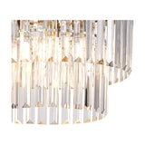 Cosette 4 Light Semi Flush Ceiling Light 40cm - Polished Nickel