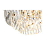 Cosette 5 Light E14 Semi Flush Ceiling Light 50cm - Antique Brass