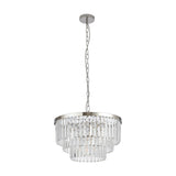 Cosette 5 Light Semi Flush Ceiling Light 50cm - Polished Nickel