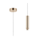 Wick G9 Pendant Light 80mm Dia 1.7m Drop - French Gold
